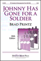 Johnny Has gone for a Soldier SSA choral sheet music cover